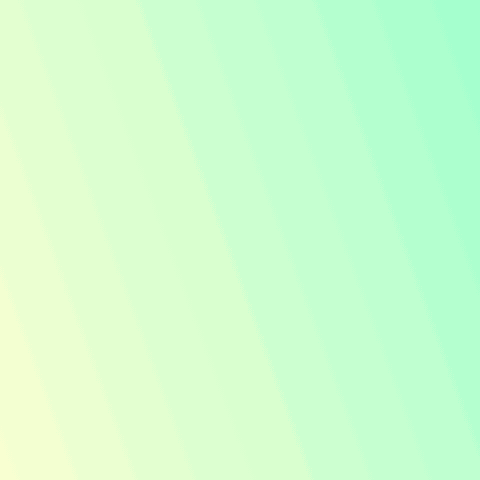 Happy Birthday, Mom! appearing word by word on a mint and pale yellow gradient with a party popper emoji