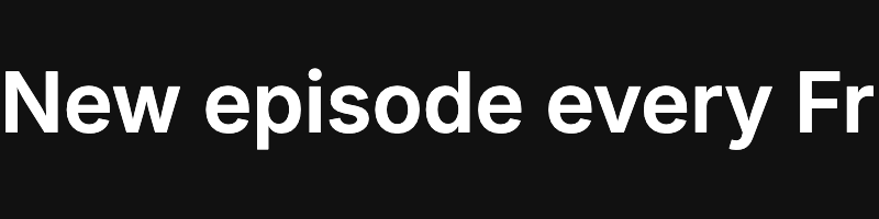 White bold text scrolling right to left on a black background in a seamless marquee text GIF loop.