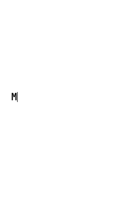 Typing text animation in a vertical 9:16 frame with a thin caret on a white background
